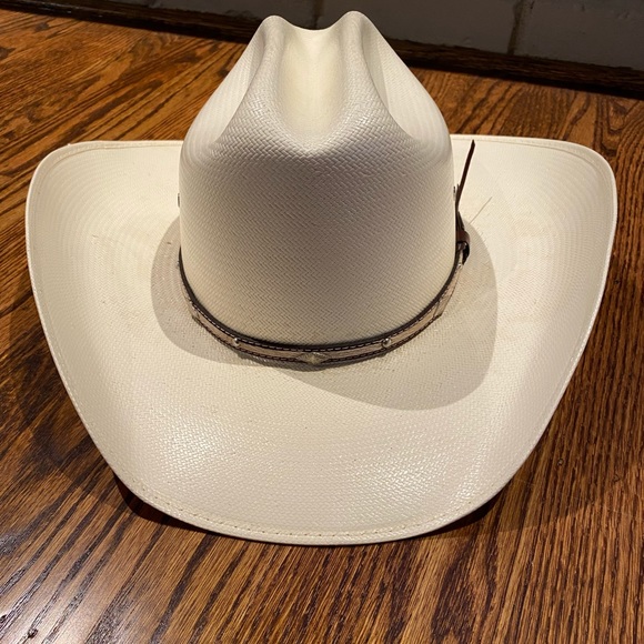 Straw Hat | 10x | Cattleman Crease | 59 | 7 3/8 - Picture 2 of 8